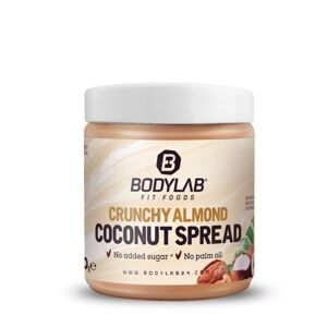 Bodylab24 Crunchy Almond Coconut Spread 250 g chrumkavé madle kokos