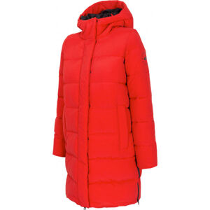 4F WOMEN´S JACKET Dámsky páperový kabát, červená, veľkosť L
