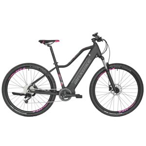 Horský elektrobicykel MAXBIKE Torvi 27.5 čierno-fialový - veľ. rámu 16,5"