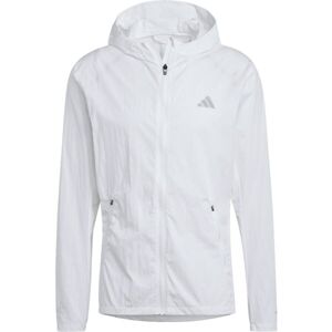 adidas Pánska bežecká bunda Pánska bežecká bunda, biela, veľkosť L
