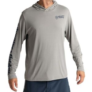 ADVENTER & FISHING Pánske funkčné hooded UV tričko Pánske funkčné hooded UV tričko, sivá, veľkosť XXL