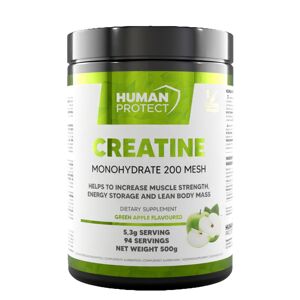 Creatine Monohydrate 200 Mesh - Human Protect 500 g Neutral