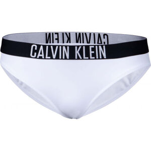 Calvin Klein CLASSIC BIKINI Dámsky spodný diel plaviek, biela, veľkosť M