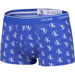 Calvin Klein LOW RISE TRUNK Pánske boxerky, modrá, veľkosť S