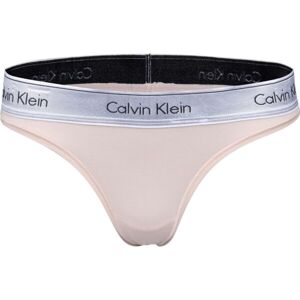 Calvin Klein THONG Dámske tangá, béžová, veľkosť S