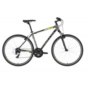 Pánsky crossový bicykel KELLYS CLIFF 30 28" - model 2021 Grey - M (19'')
