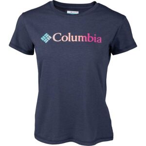 Columbia SUN TREK SS GRAPHIC TEE Dámske tričko, tmavo modrá, veľkosť M