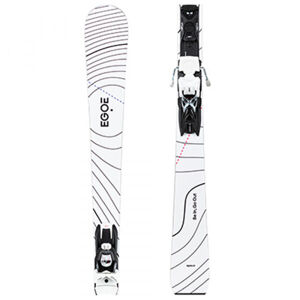 EGOE KONTURA + VSP412 Dámske zjazdové lyže, biela, veľkosť 150