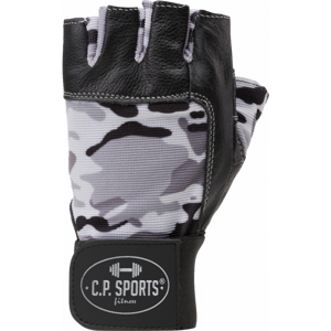 C.P. Sports Fitness rukavice kožené Camo  M