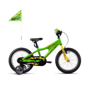 Detský bicykel Ghost Powerkid 16" Green / Yellow