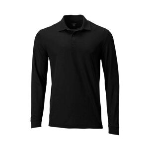 GREGNORMAN MEN INTERLOCK LONGSLEEVE POLO Pánske polo tričko, čierna, veľkosť M