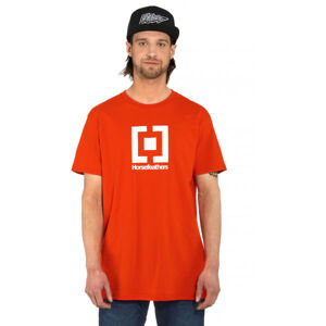 Horsefeathers BASE T-SHIRT Pánske tričko, oranžová, veľkosť L