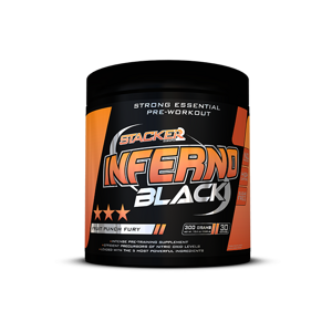 Stacker2 Predtréningový stimulant Inferno Black 300 g fruit punch fury
