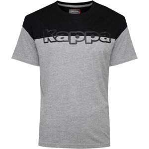 Kappa LOGO BACK Pánske tričko, sivá, veľkosť XL