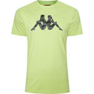 Kappa LOGO GIERMO Pánske tričko, svetlo zelená, veľkosť XXL