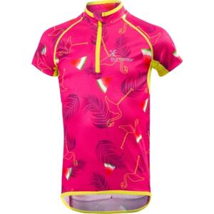 Klimatex SHIRE Detský cyklistický dres, ružová, veľkosť 134