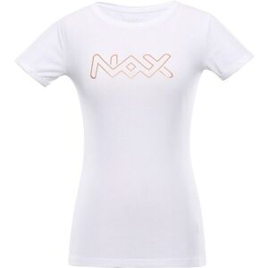 NAX RIVA Dámske bavlnené tričko, biela, veľkosť S