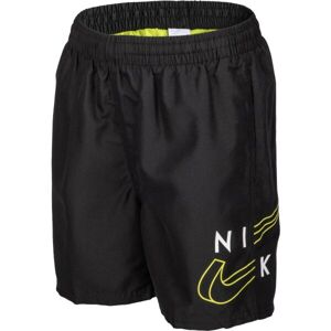 Nike SPLIT LOGO LAP Chlapčenské kúpacie šortky, čierna, veľkosť M