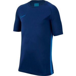 Nike DRY ACDMY TOP SS Chlapčenské tričko, tmavo modrá, veľkosť S