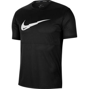 Nike BREATHE Pánske bežecké tričko, čierna, veľkosť XL