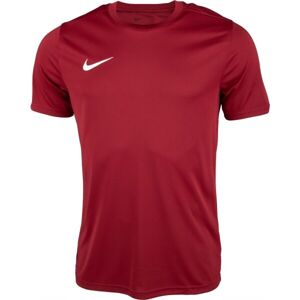 Nike DRI-FIT PARK 7 Pánske športové tričko, vínová, veľkosť L
