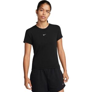 Nike SPORTSWEAR CHILL KNIT Dámske tričko, čierna, veľkosť