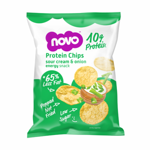 NOVO Protein Chips 30 g kyslá smotana & cibuľa