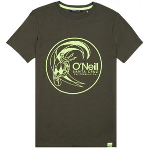 O'Neill LB CIRCLE SURFER T-SHIRT Chlapčenské tričko, tmavo zelená, veľkosť 116