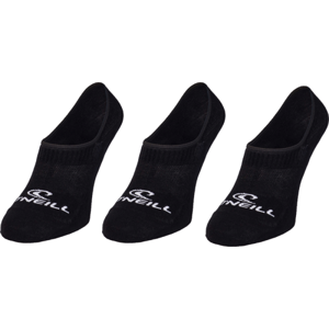 O'Neill FOOTIE 3PK Unisex ponožky, čierna, veľkosť 35-38