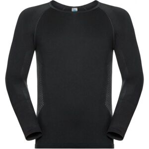 Odlo SHIRT L/S SEAMLESS WARM TOP Pánske funkčné tričko, čierna, veľkosť S