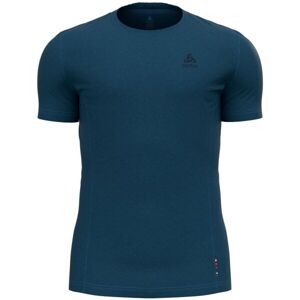 Odlo SUW MEN'S TOP CREW NECK S/S NATURAL+ LIGHT Pánske tričko, tmavo modrá, veľkosť XXL