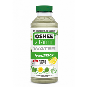 OSHEE Vitamínová voda Herbal 6 x 555 ml bylinky / mäta