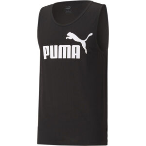 Puma ESS TANK BLK Pánske tielko, čierna, veľkosť XXL