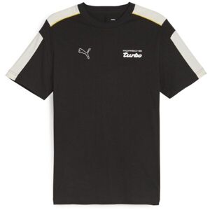 Puma PORSCHE LEGACY MT7 Pánske tričko, čierna, veľkosť
