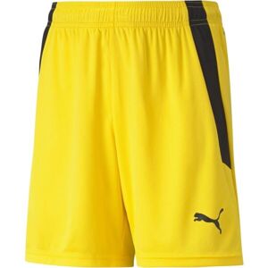 Puma TEAMLIGA SHORTS JR Juniorské šortky, žltá, veľkosť 152