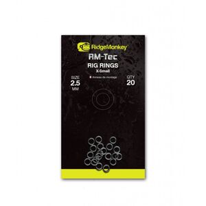 RidgeMonkey: Kroužek RM-Tec Rig Rings X-Small 2,5mm 20ks