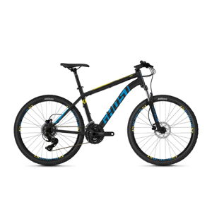 Horský bicykel Ghost Kato Base 26" Black / Blue / Yellow - XS