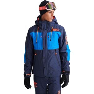 Superdry SD MOUNTAIN JACKET Pánska lyžiarska bunda, tmavo modrá, veľkosť XXL
