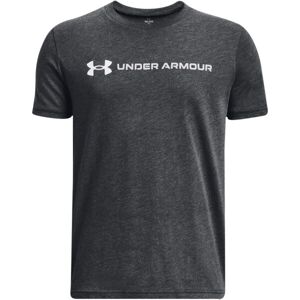 Under Armour WORDMARK Chlapčenské tričko, sivá, veľkosť