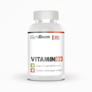 GymBeam Vitamín D3 2000 IU 1430 g120 kaps. bez príchute